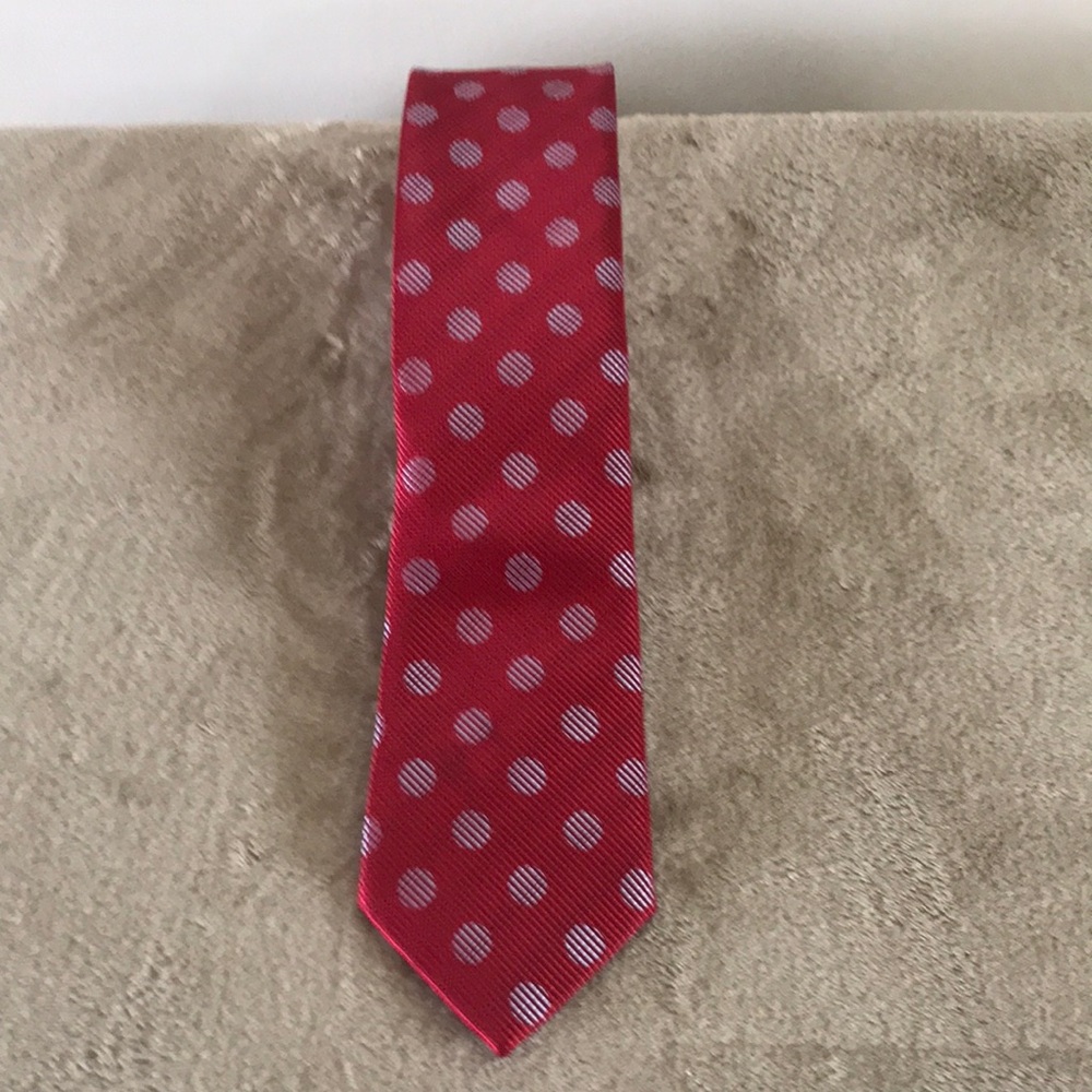 Red Polka Dot Tie